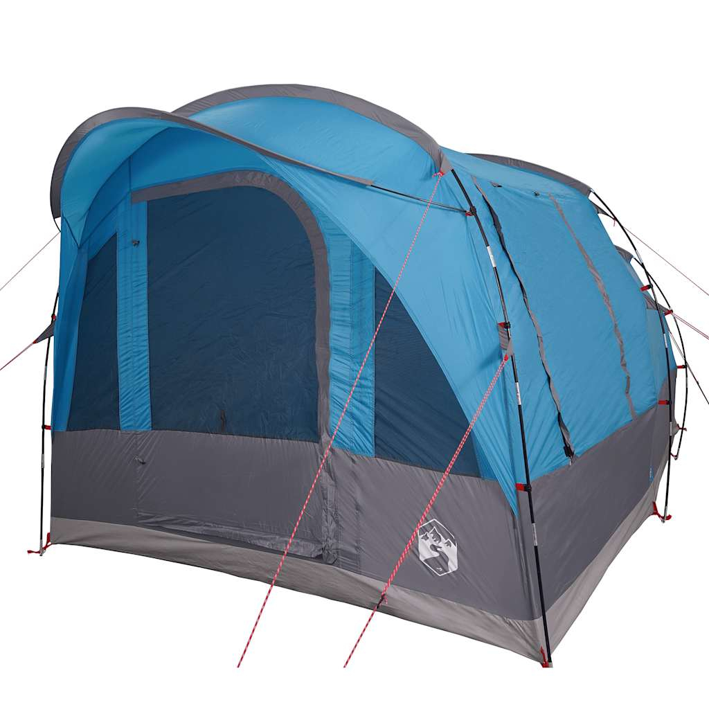 Tenda de campismo túnel para 3 pessoas impermeável azul
