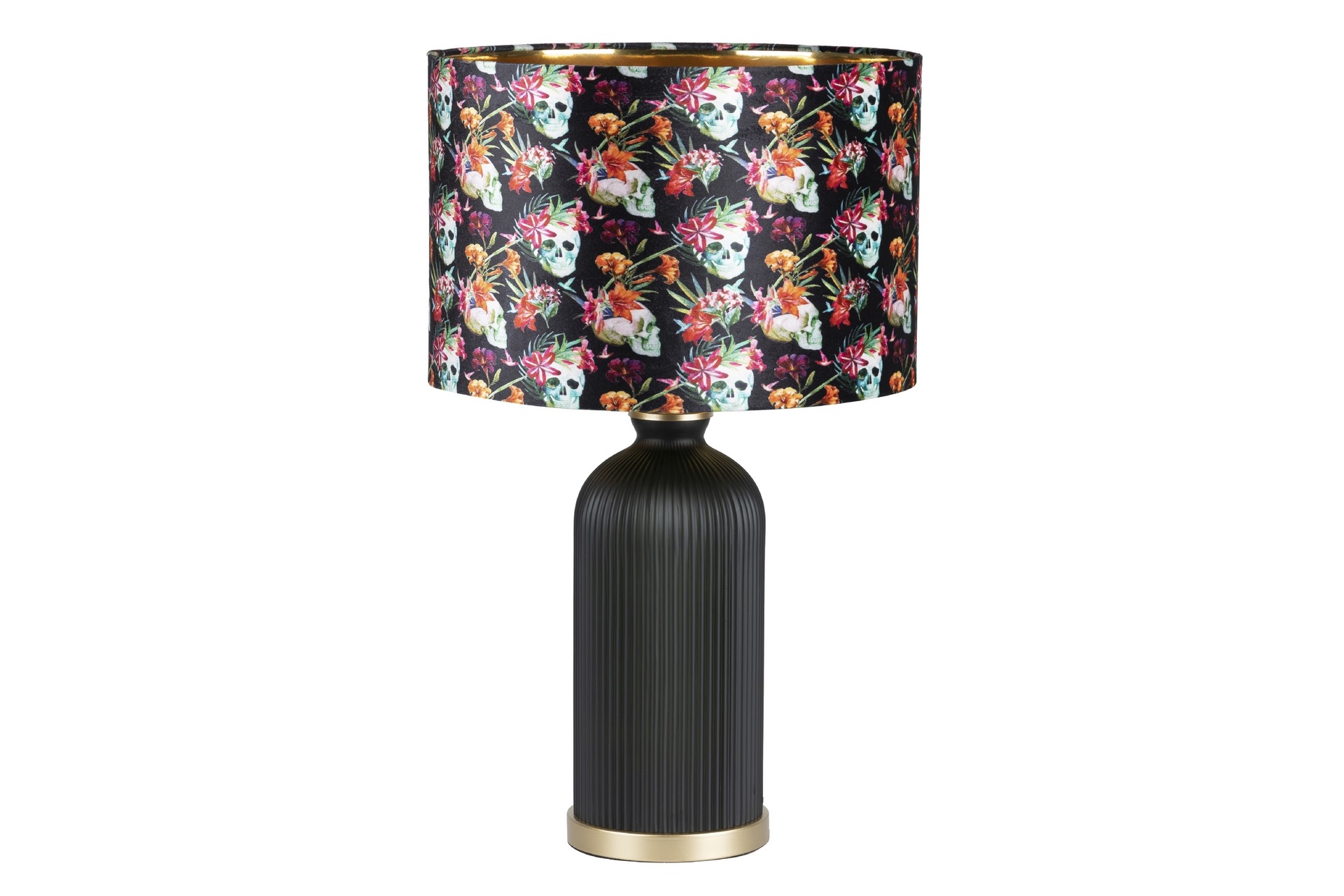 Alexandra house candeeiro de mesa metal/cristal multicolor 48x48x63 cm