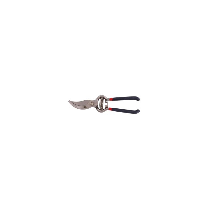Tesoura de poda forjada - lâminas em carbono - cabos em PVC - azul 20,5 cm