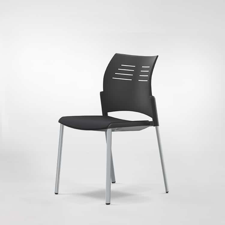 Actiu spacio confidente cadeira profissional black basic