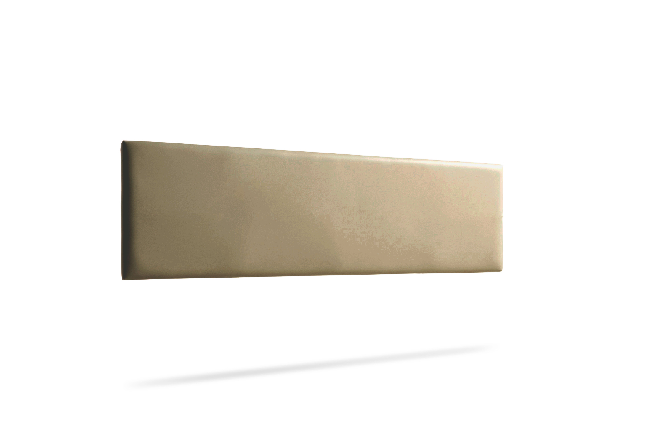 Cabeceira estofada nova pele sintética 170x50x5 cm - moonia