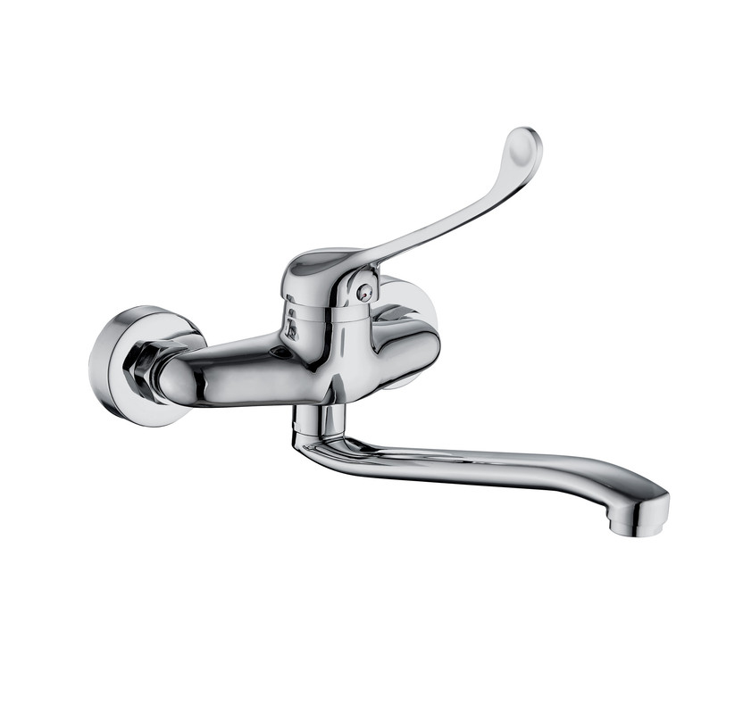 Grifo monomando de fregadero con maneta higiénica modelo kapuas