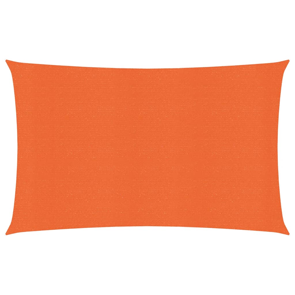 Vela de sombra 160 g/m² naranja 2,5 x 4,5