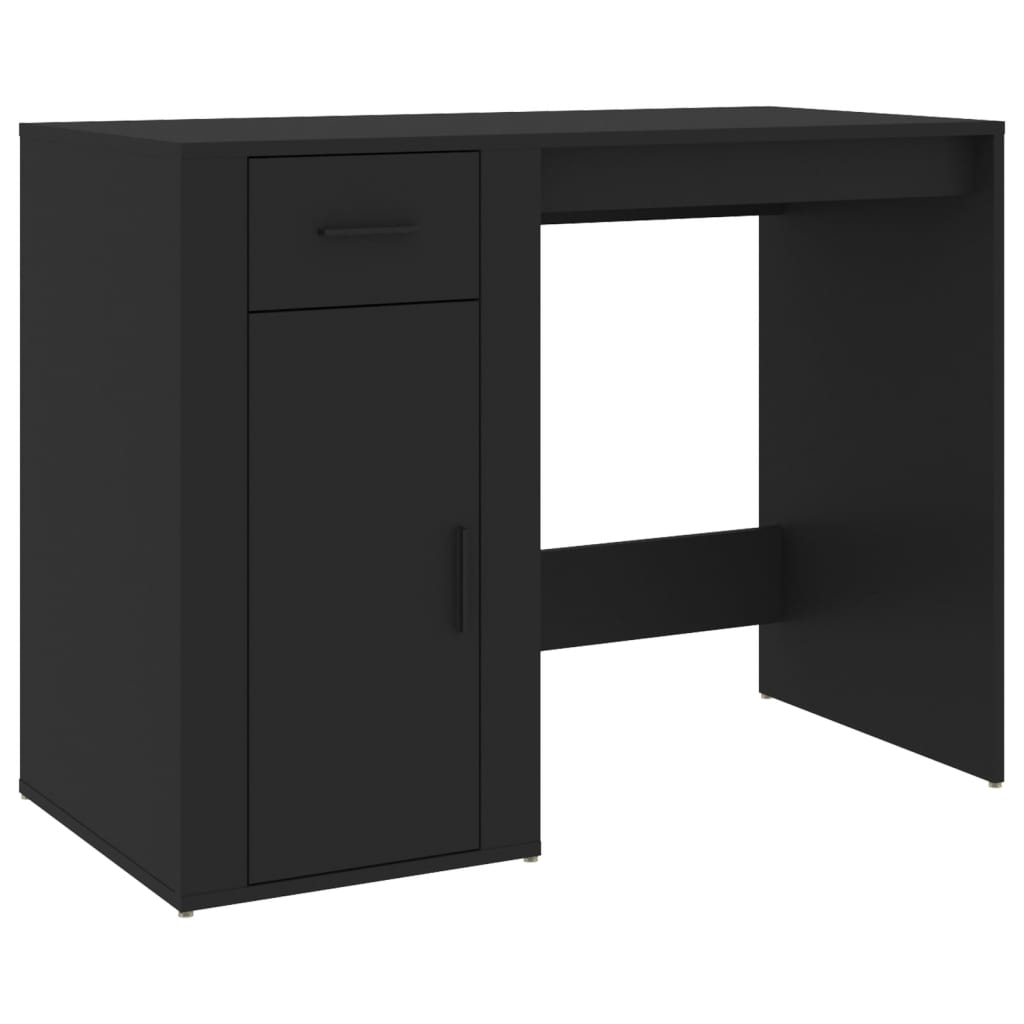 Secretária 100x49x75 cm derivados de madeira preto