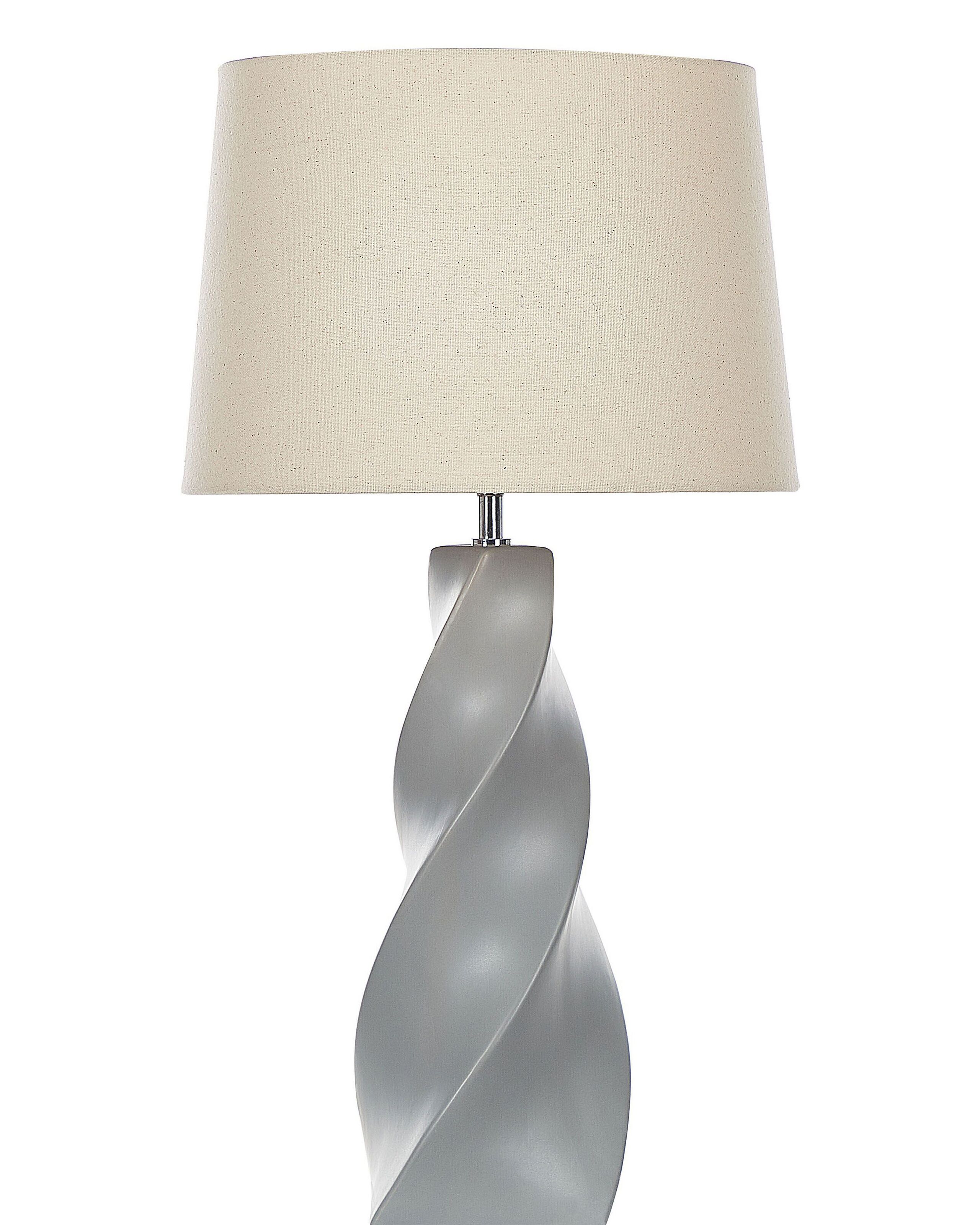 Candeeiro de mesa belaya cerâmica cinzento