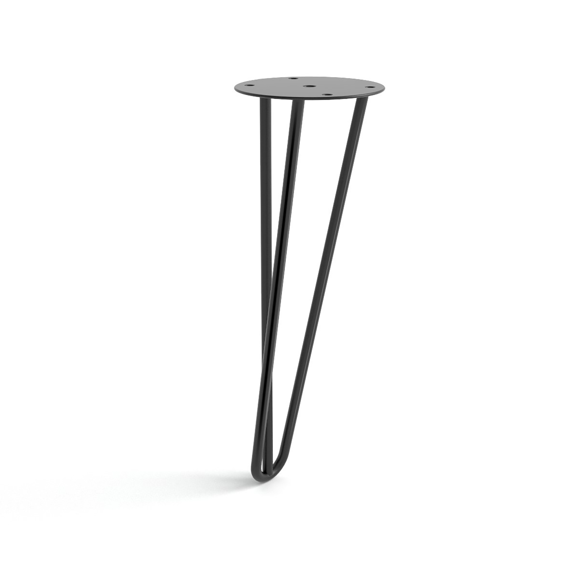 Rei | pé cônico de metal 951 para mesa de centro | altura 30 cm | 100 x 100