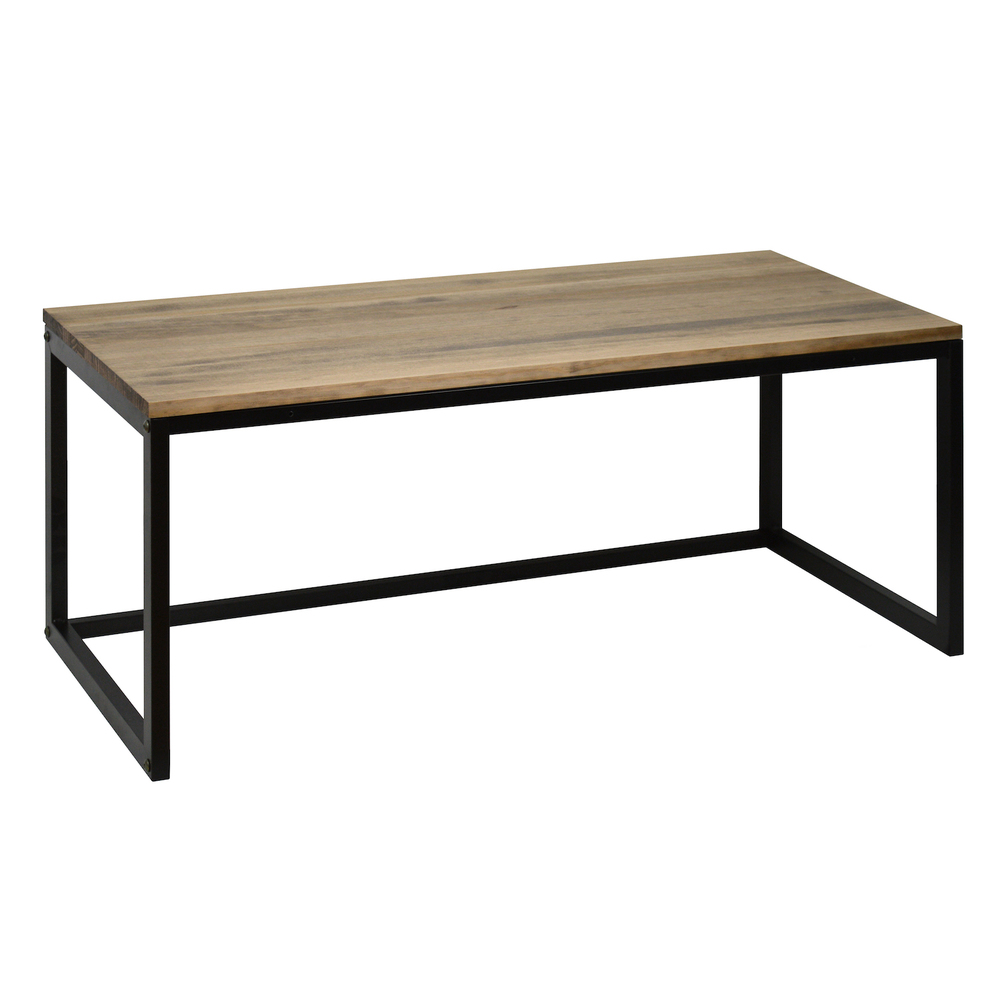 Banco eco three 40x140x45 cm preto