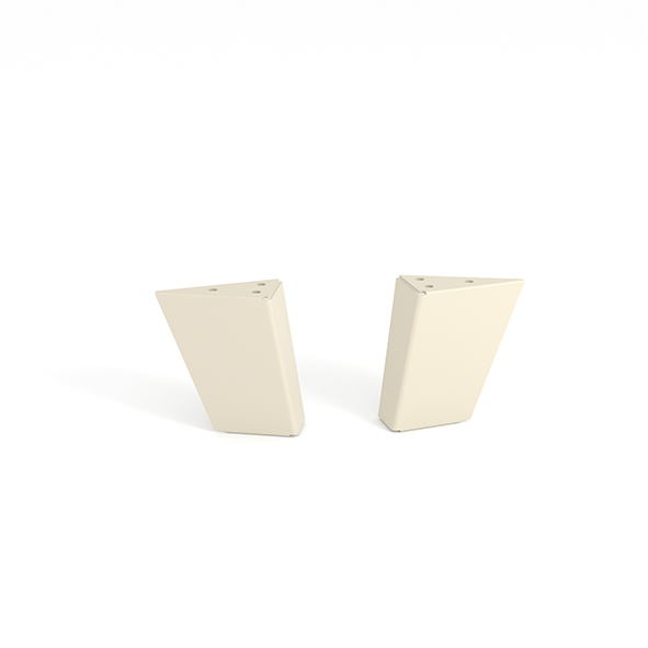 Rei | pé de metal 995 para mesa de centro ou armário | altura 10 cm | 90 x