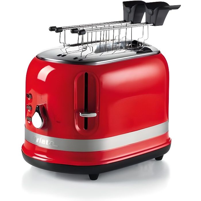 Torradeira - ariete - moderna - 2 fatias - 815w - vermelha