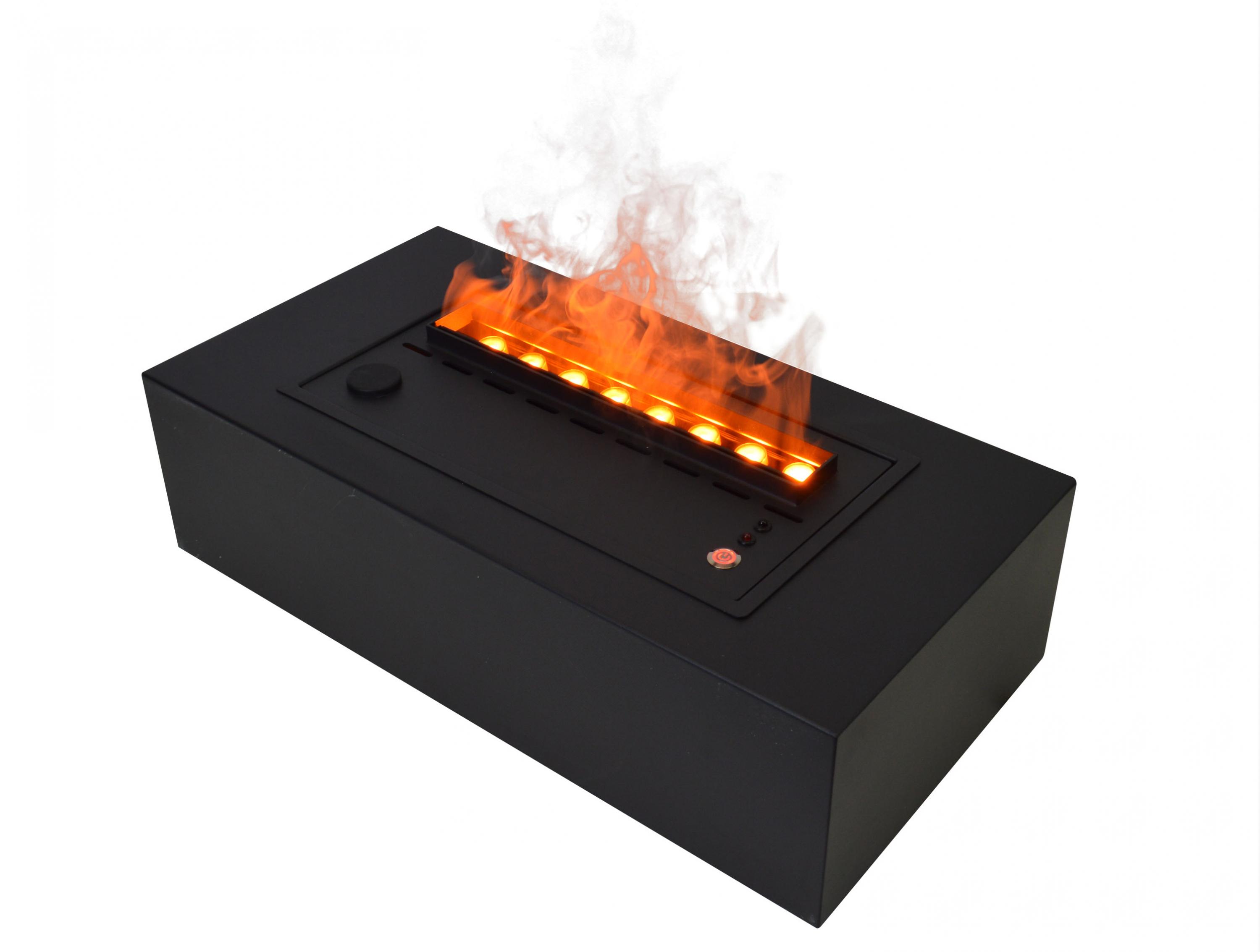 Queimador de vapor firecool table cor preto