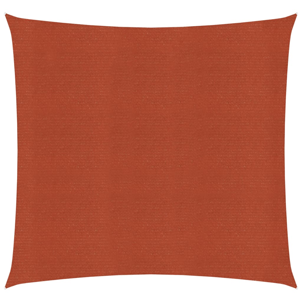 Vela de sombra 160 g/m² terracota 6 x 6