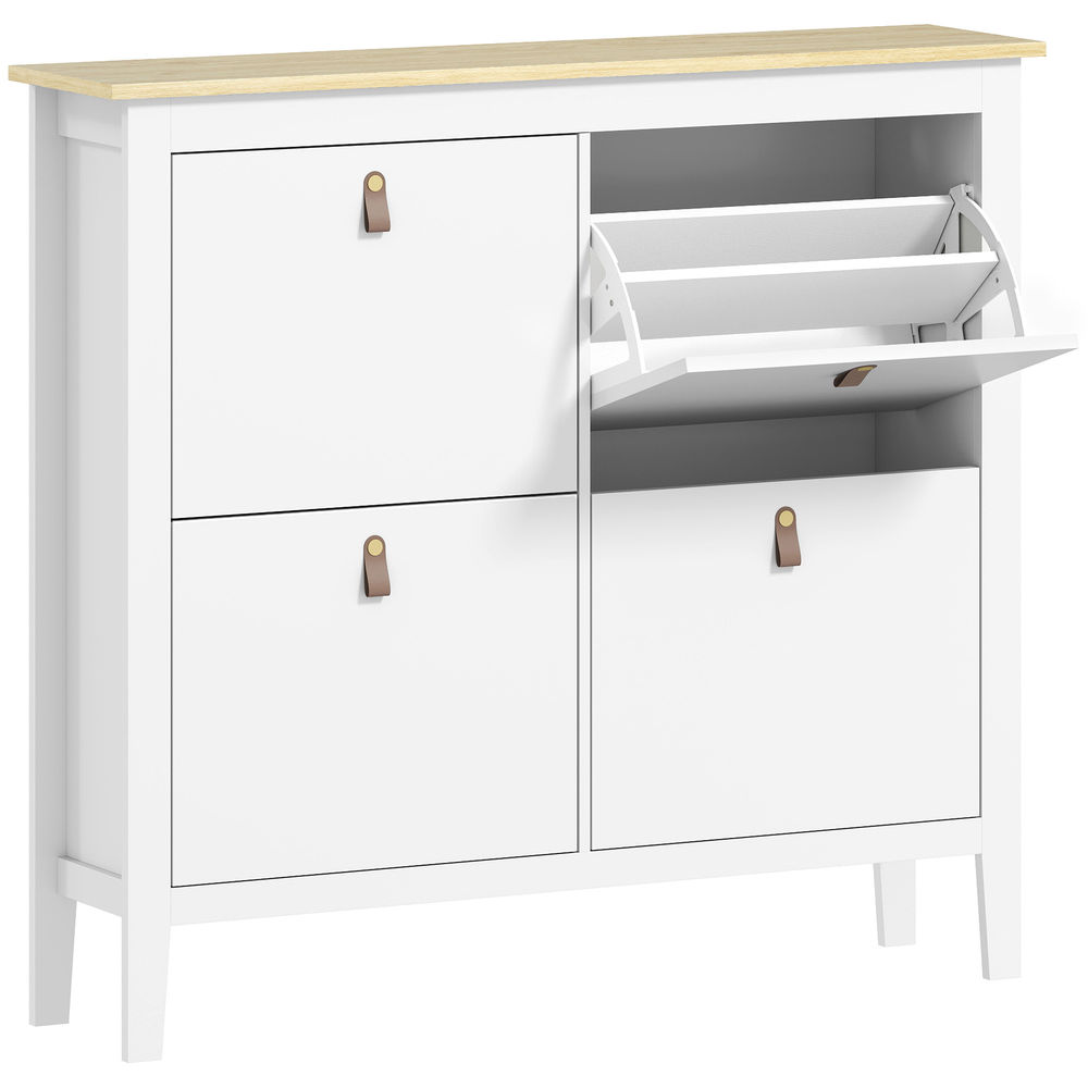 Sapateira 105x24x95,5 cm color blanco Homcom