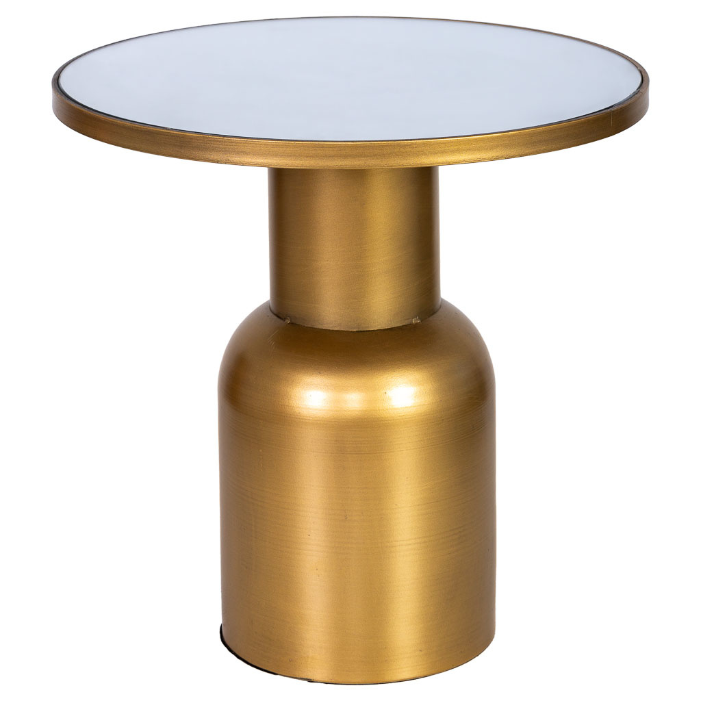 Mesa de apoio em metal 46x46x45h cm