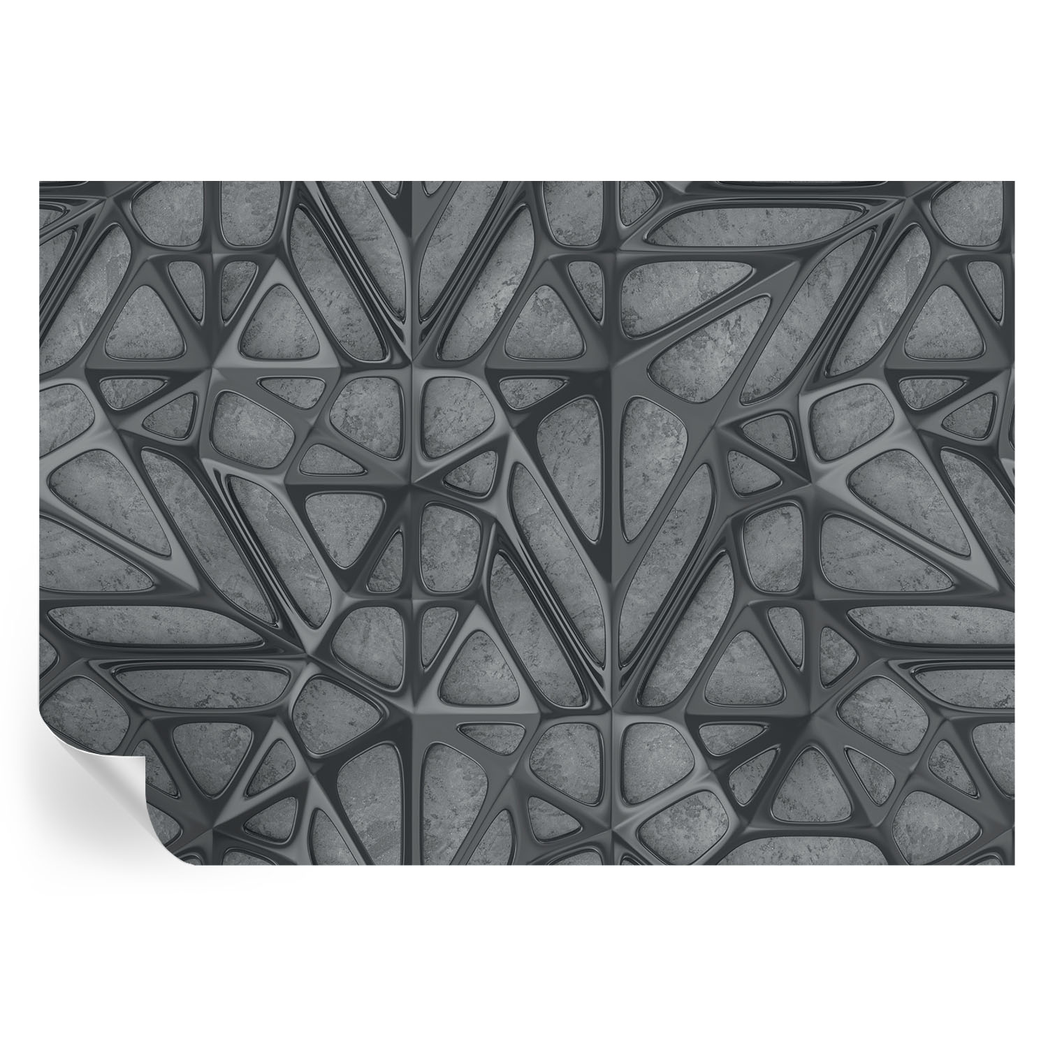 Papel de parede vinílico padrões geométricos 208x146 tulup