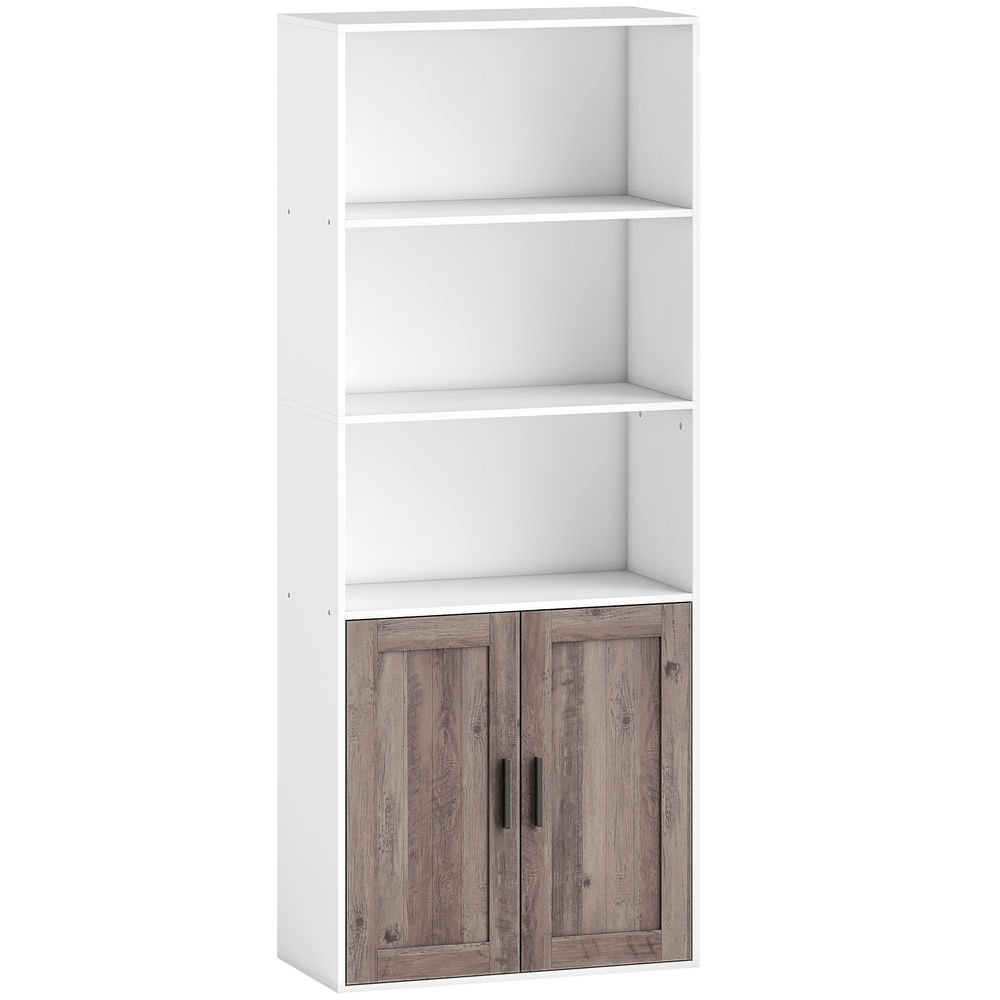Estante para livro 60x30x149,5 cm bicolor Homcom