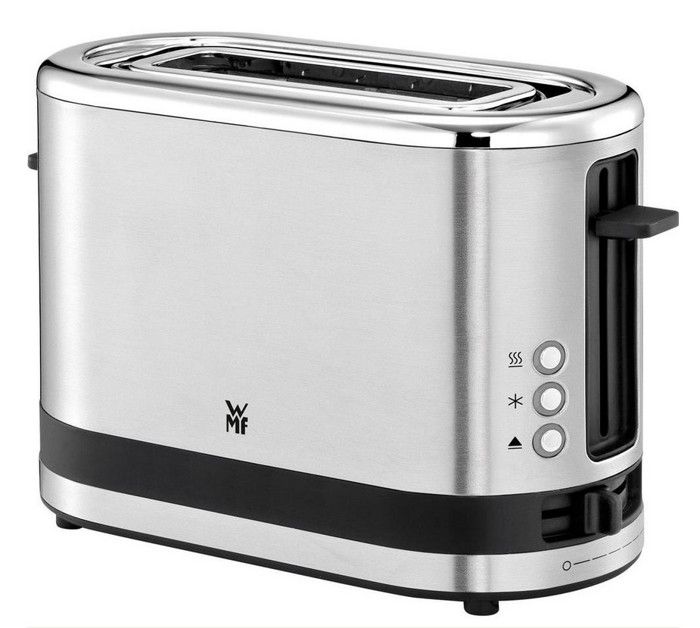 Torradeira elétrica - wmf - kitchenminis - 1 fatia - aço inoxidável matt cr