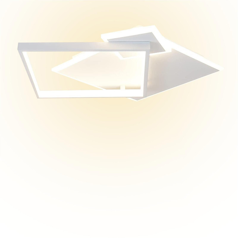 Nettlife LED luz de teto sala estar lâmpada regulável 50w design moderno