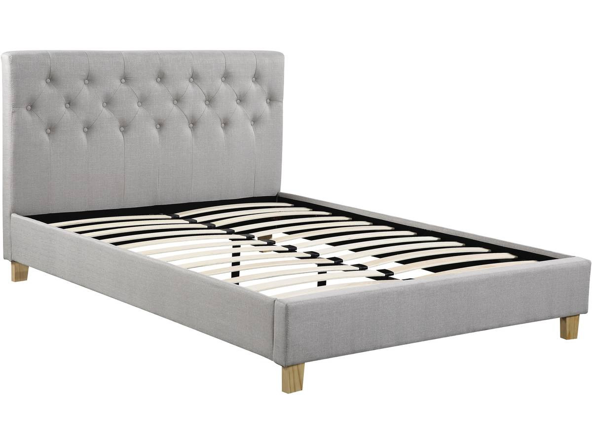 Cama "emmy" - 160 x 200 cm - bege