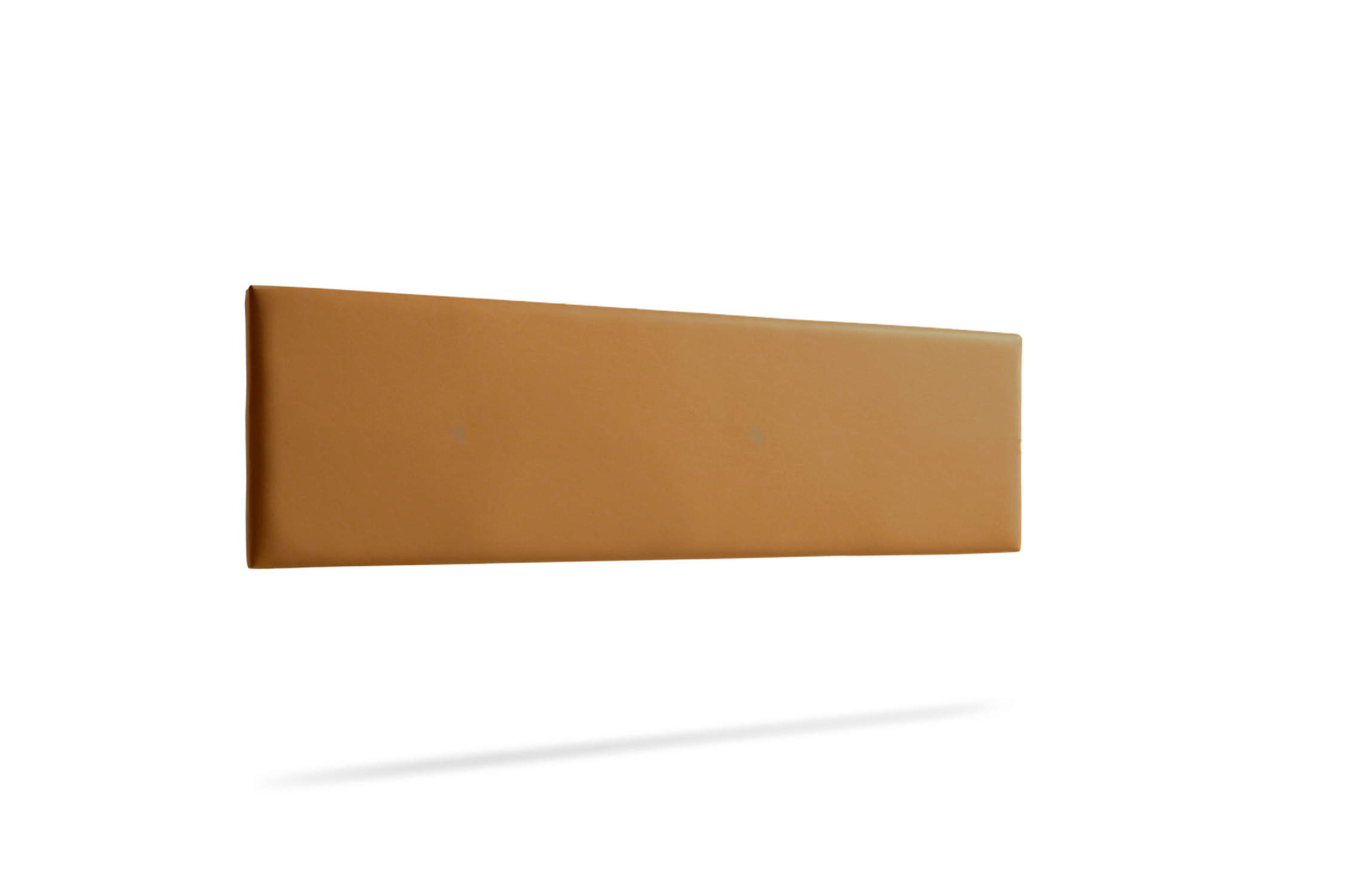 Cabeceira estofada nova pele sintética 160x50x5 cm - moonia