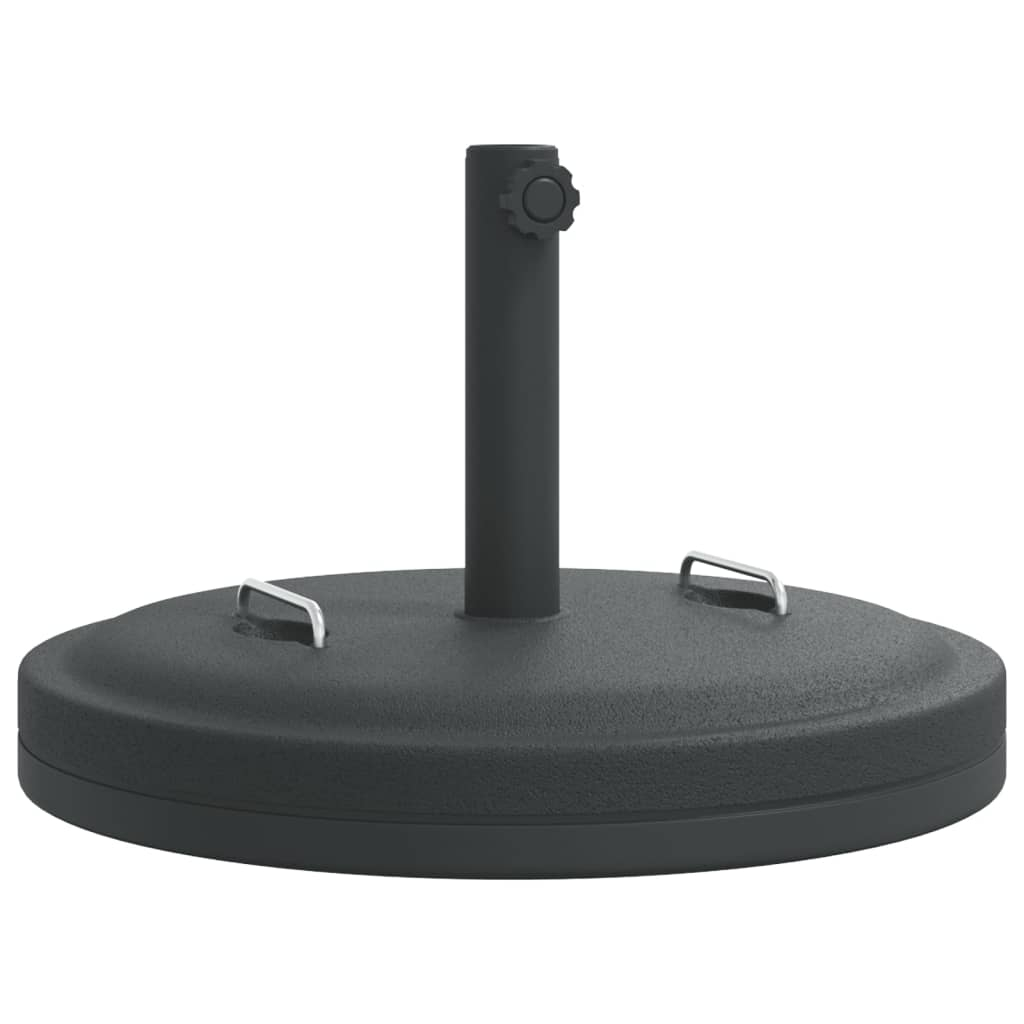 Base p/ guarda-sol c/ pegas p/ postes de ø38/48mm 25 kg redondo