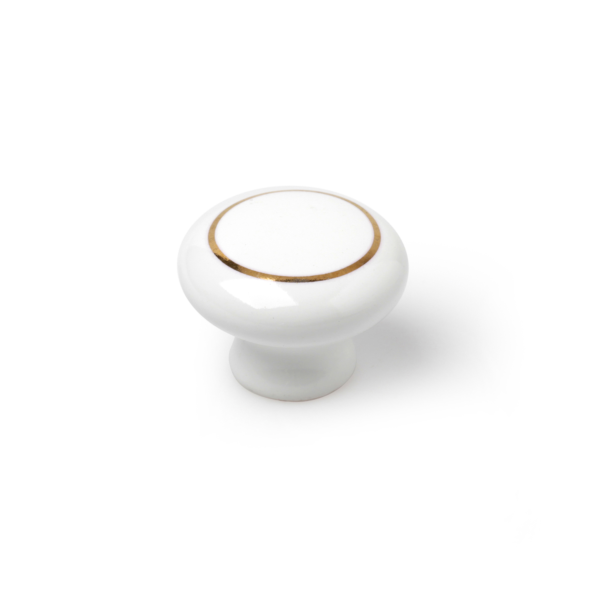 Puxador para móvel | estilo clássico | fabricado em porcelana | acabamento