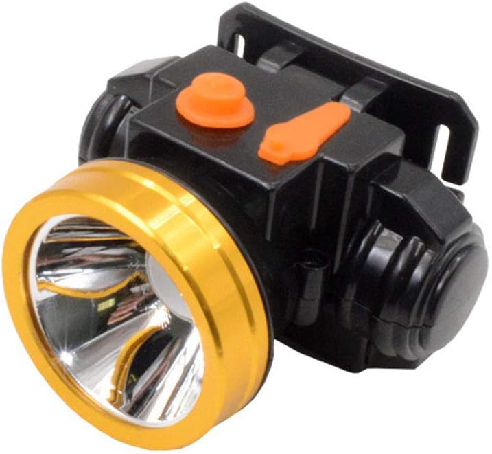 Lanterna LED USB recarregável preta ajustável ciclismo caminhada camping