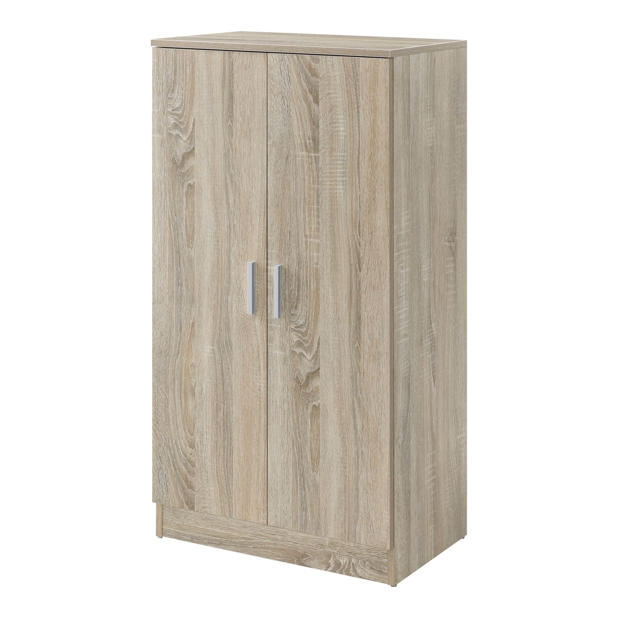 Sapateira sømna 3 níveis aglomerado/metal 70x66x36 cm carvalho [en.casa]