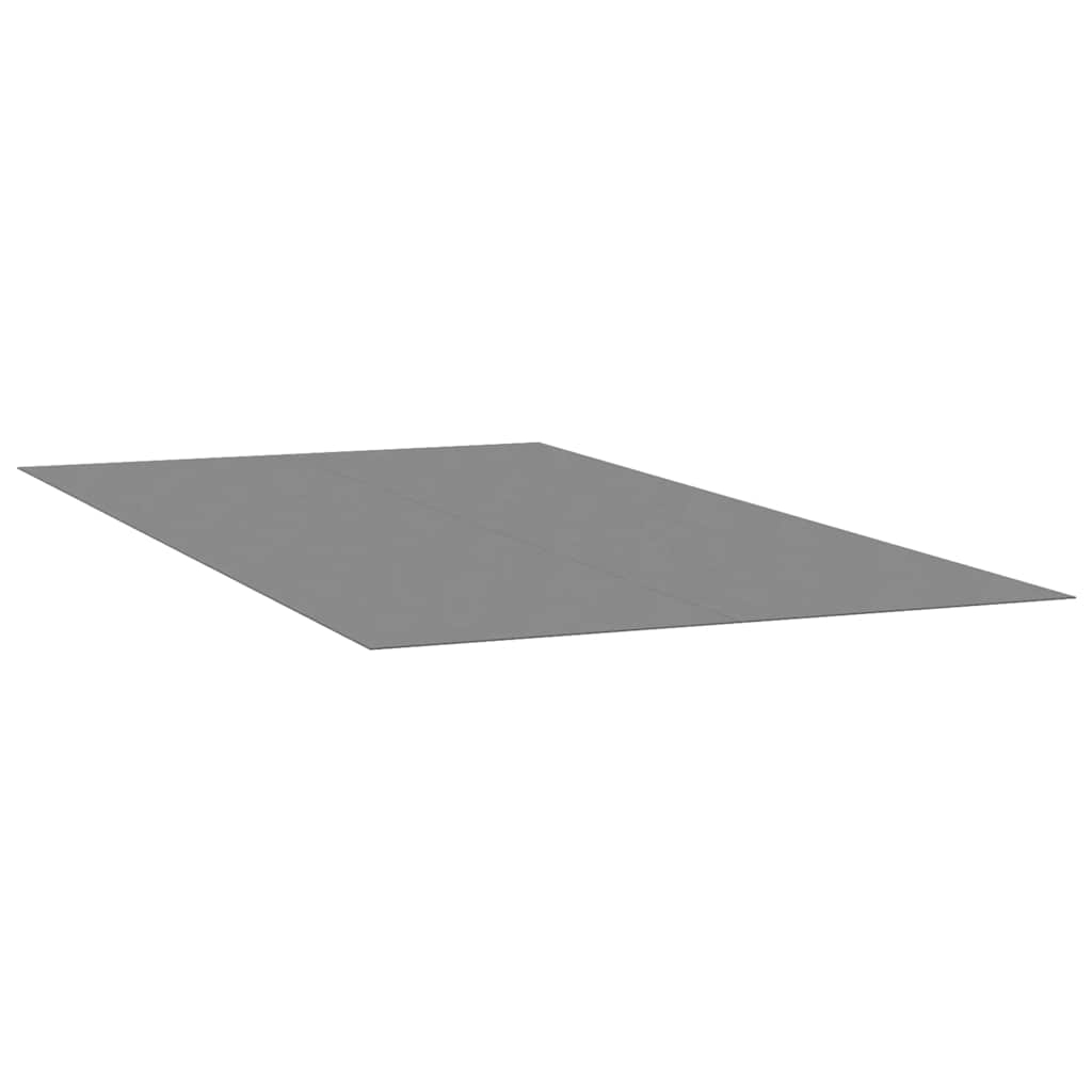 vidaXL tapiz de suelo piscina geotextil poliéster gris claro 420x220cm