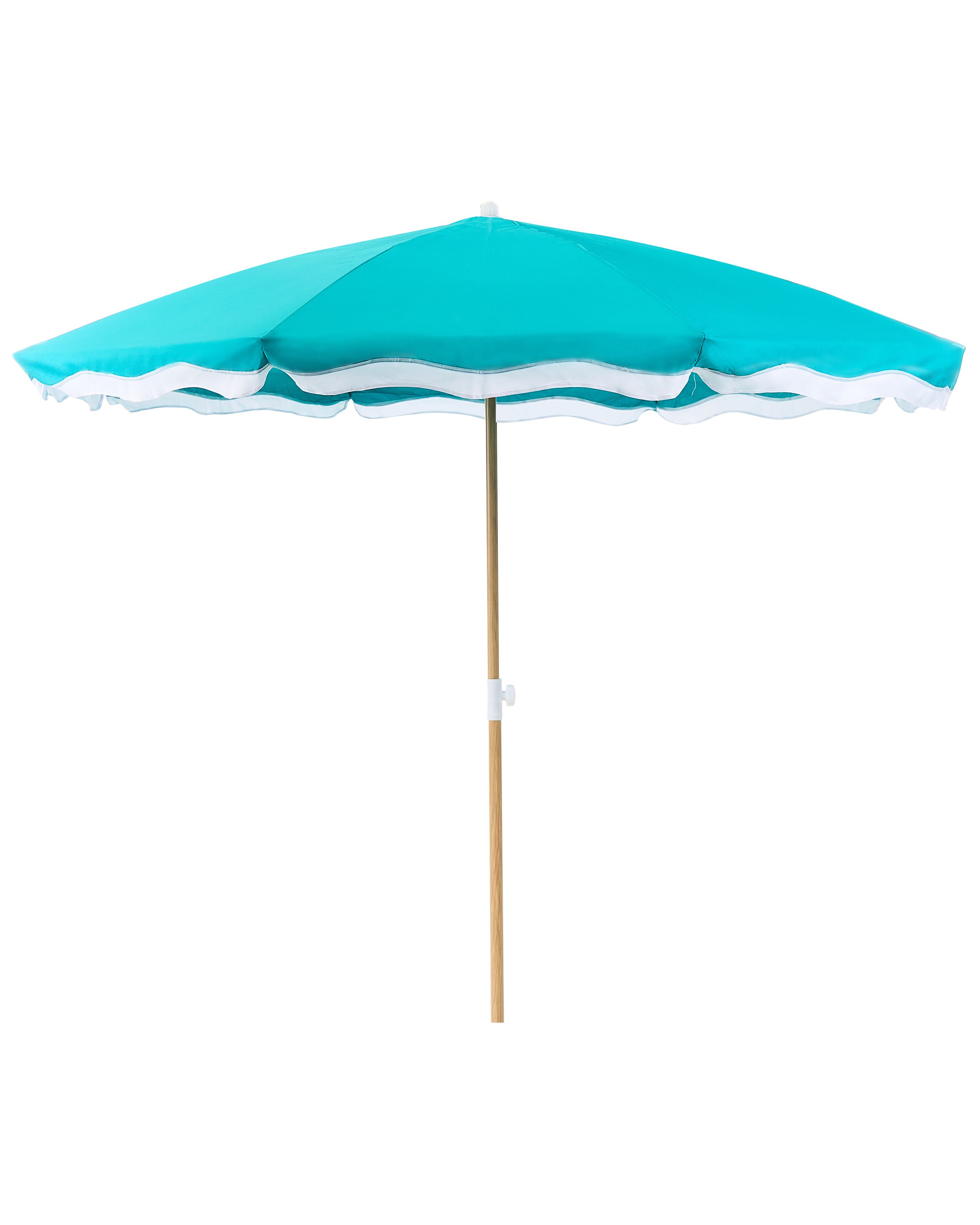Guarda-sol de jardim 232 cm sestriere turquesa