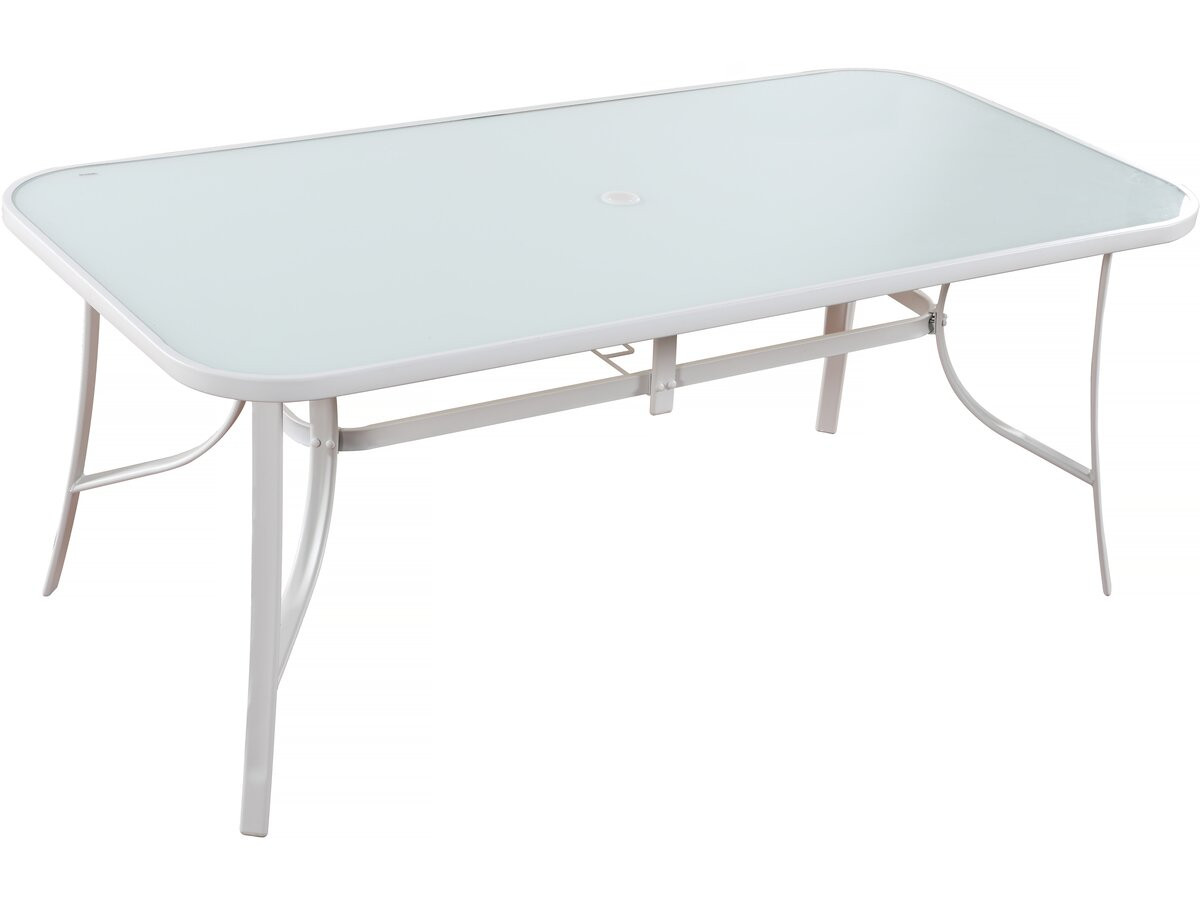 Mesa para jardim "cordoba" - phoenix - 8 lugares - branca