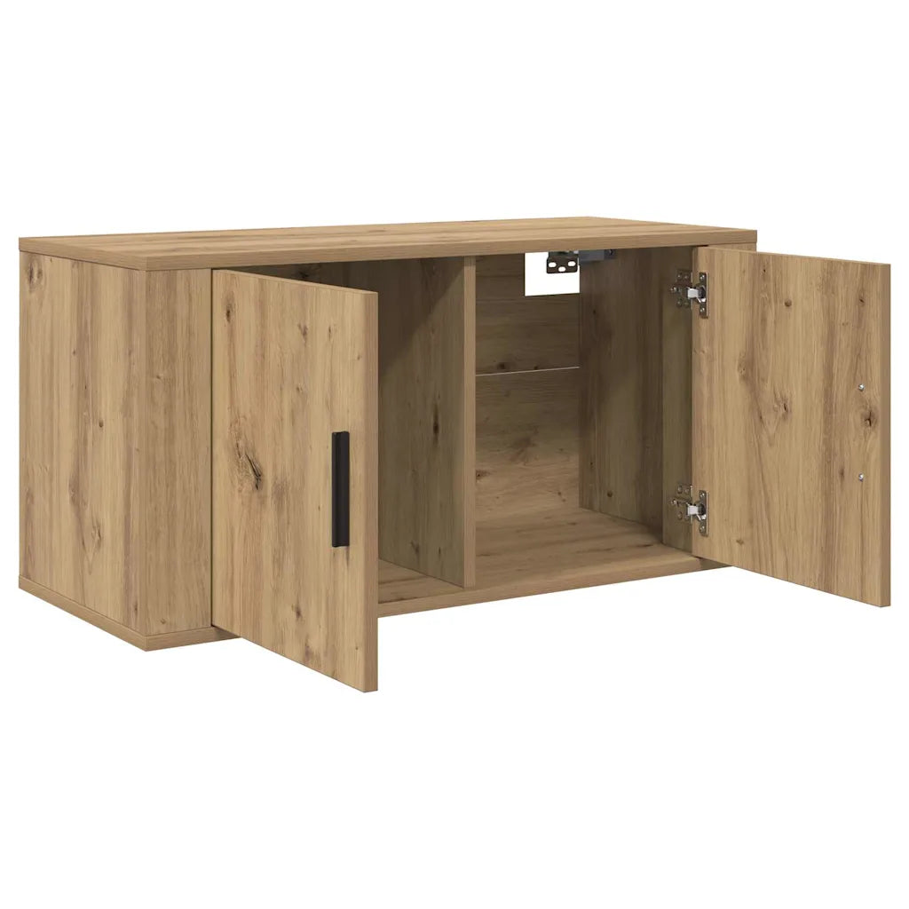 Mueble de tv rectangular moderno para montaje en pared