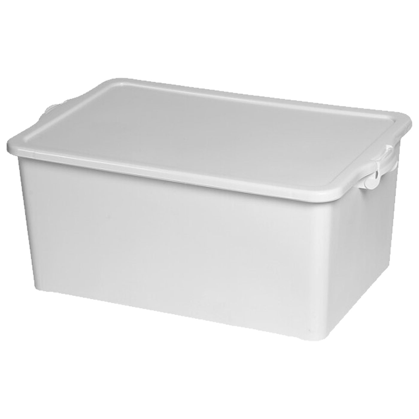 Caixa de armazenamento tradineur com tampa, 55 l, pp branca, nº 13
