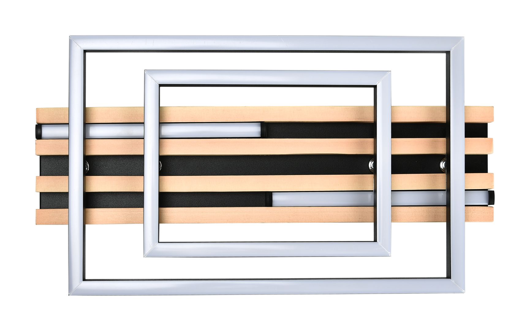 Nettlife lâmpada de teto LED integrado castanho 38x21