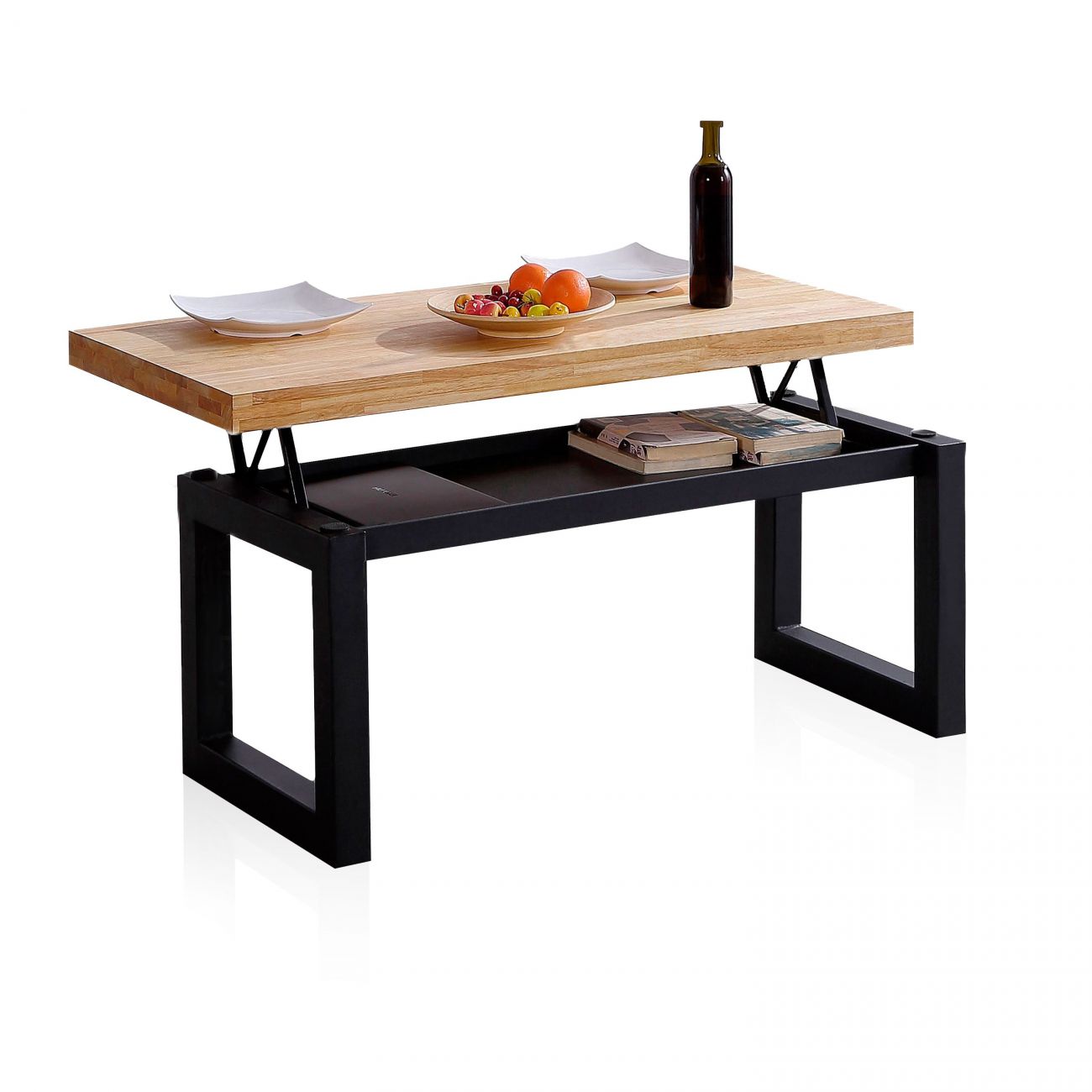 Mesa de centro elevatória loft
