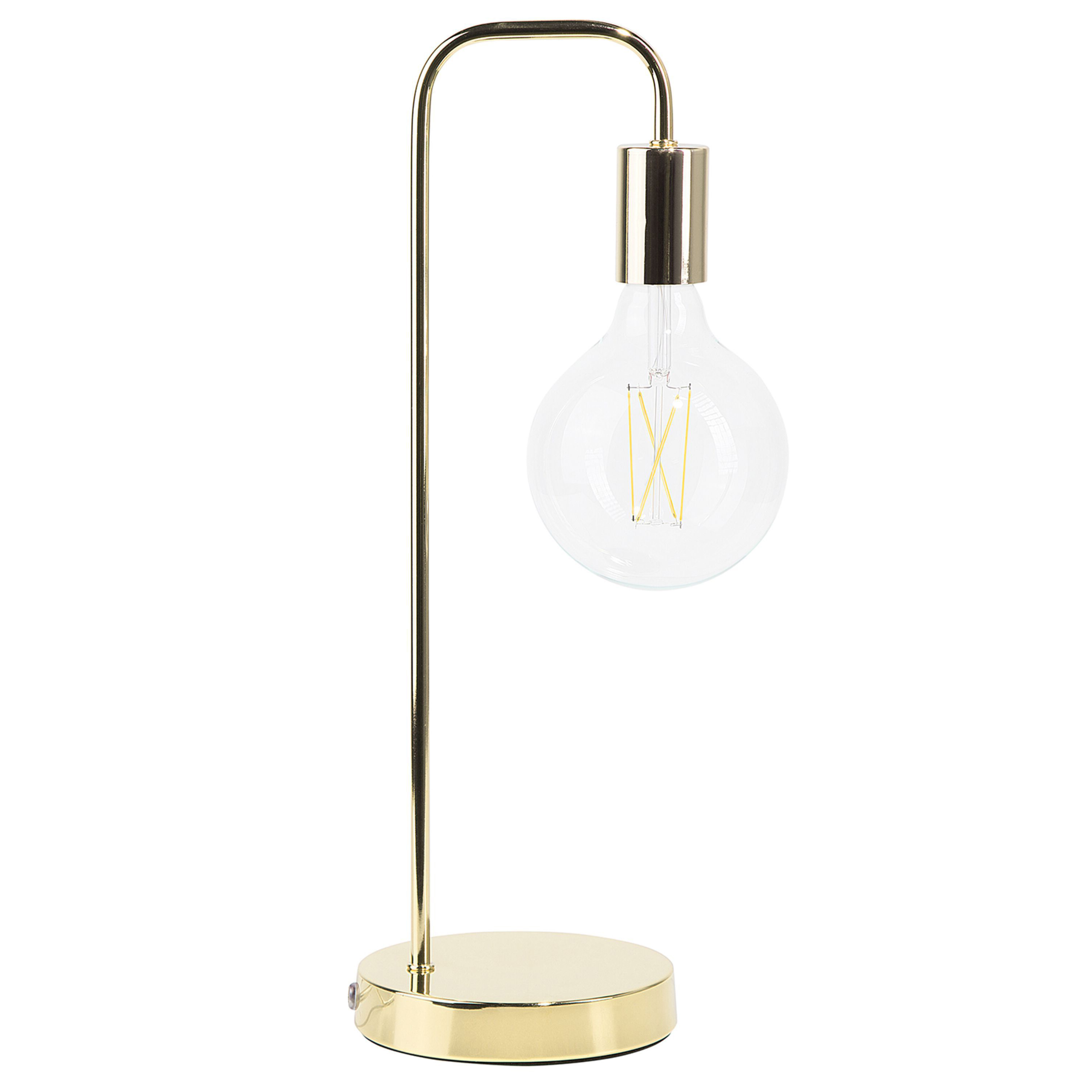 Candeeiro de secretária savena metal dourado