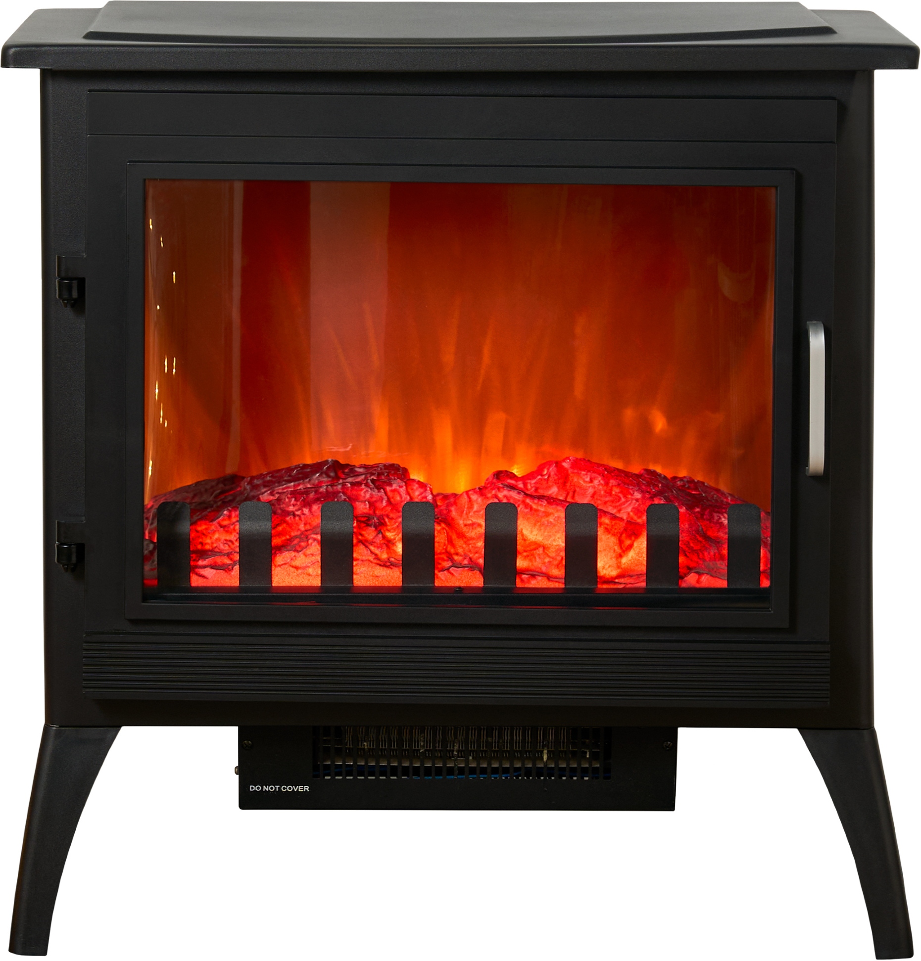 Fogão elétrico sureflame marlow de três lados em preto mate