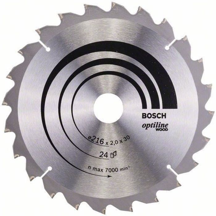 Lâmina de serra circular de metal duro Bosch professional 216 x 30 x 2,0mm