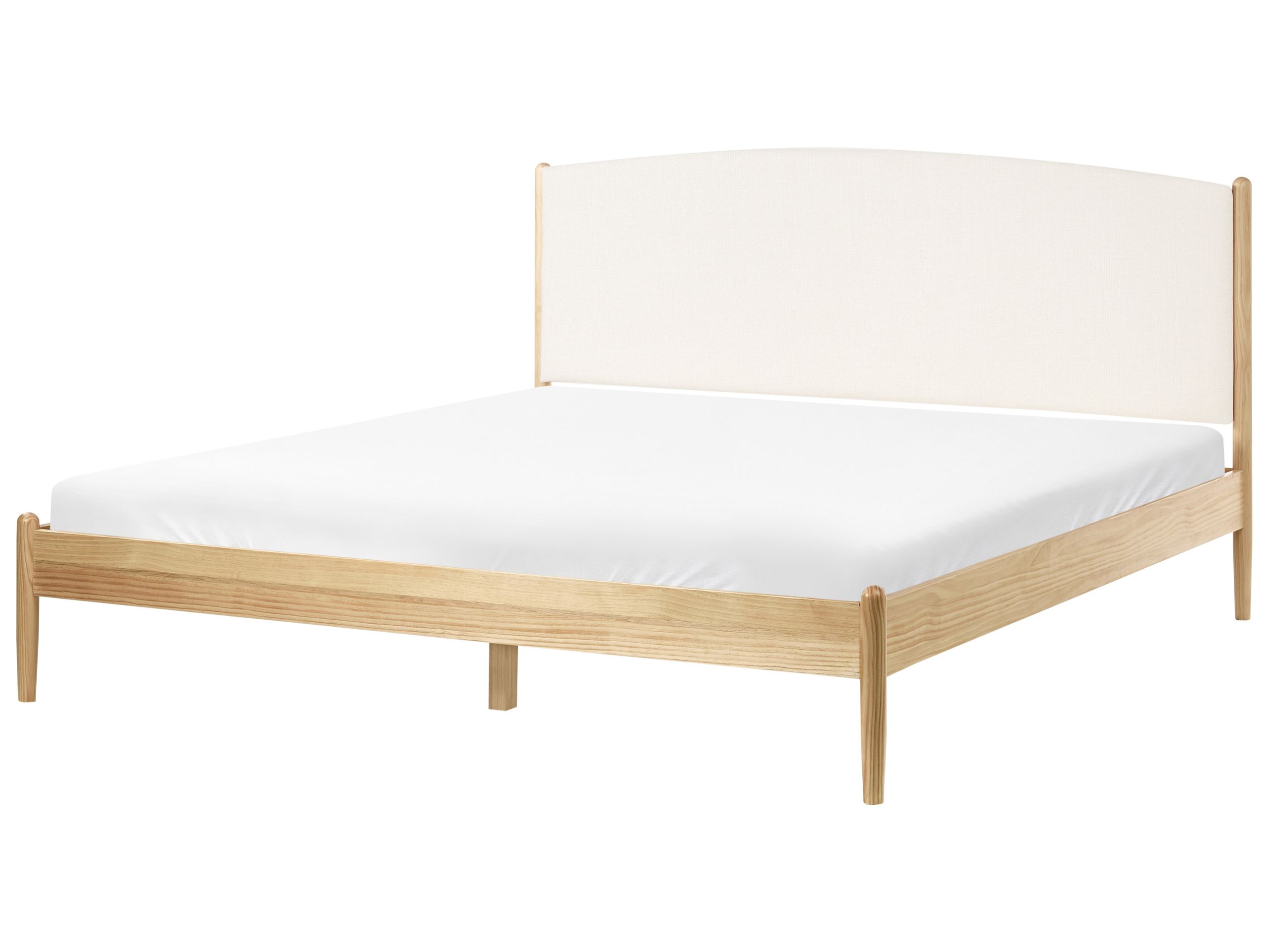 Cama madeira de pinho clairac 180 x 200 cm castanho claro