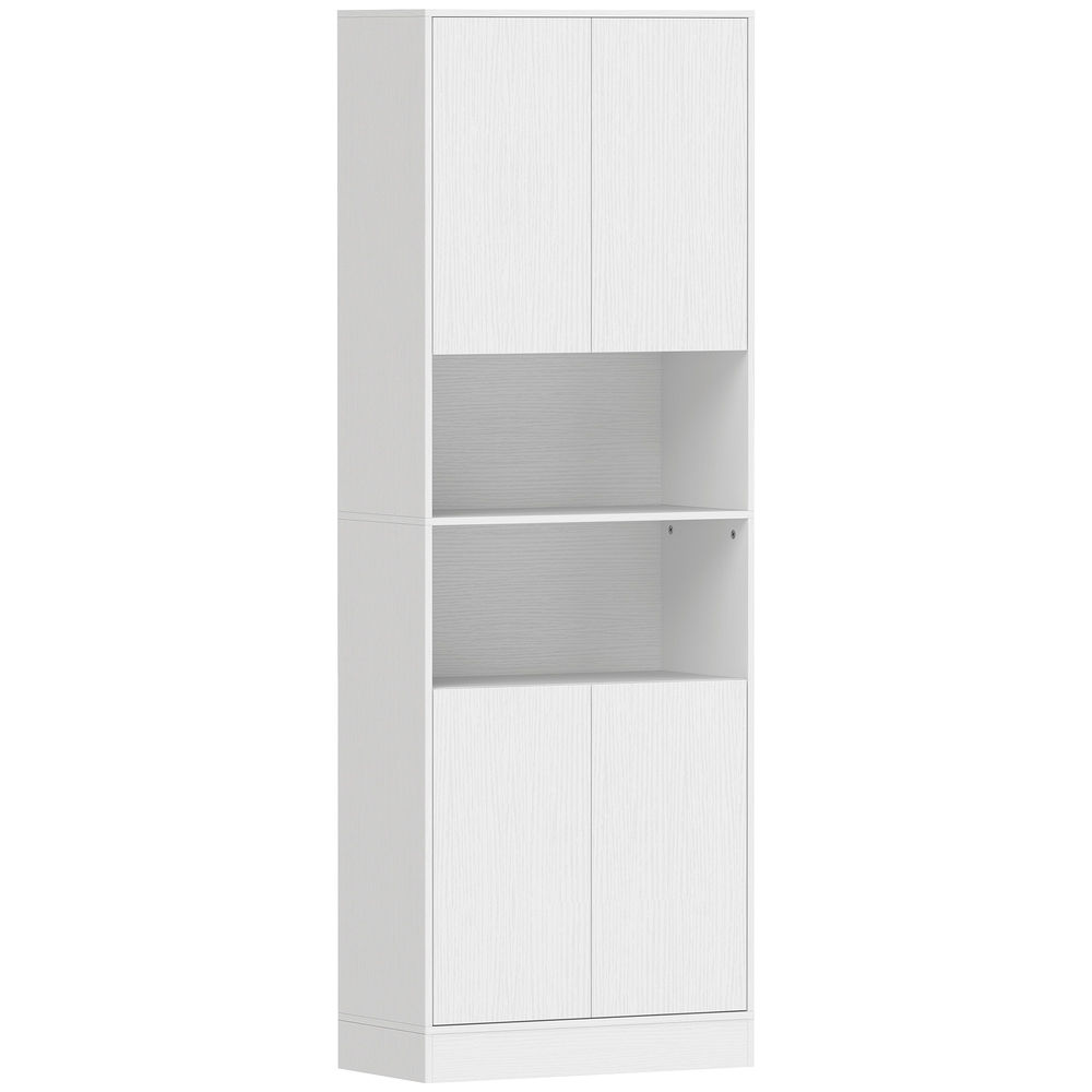 Alacena de cozinha 60x30x170 cm color blanco Homcom, casa - cozinha