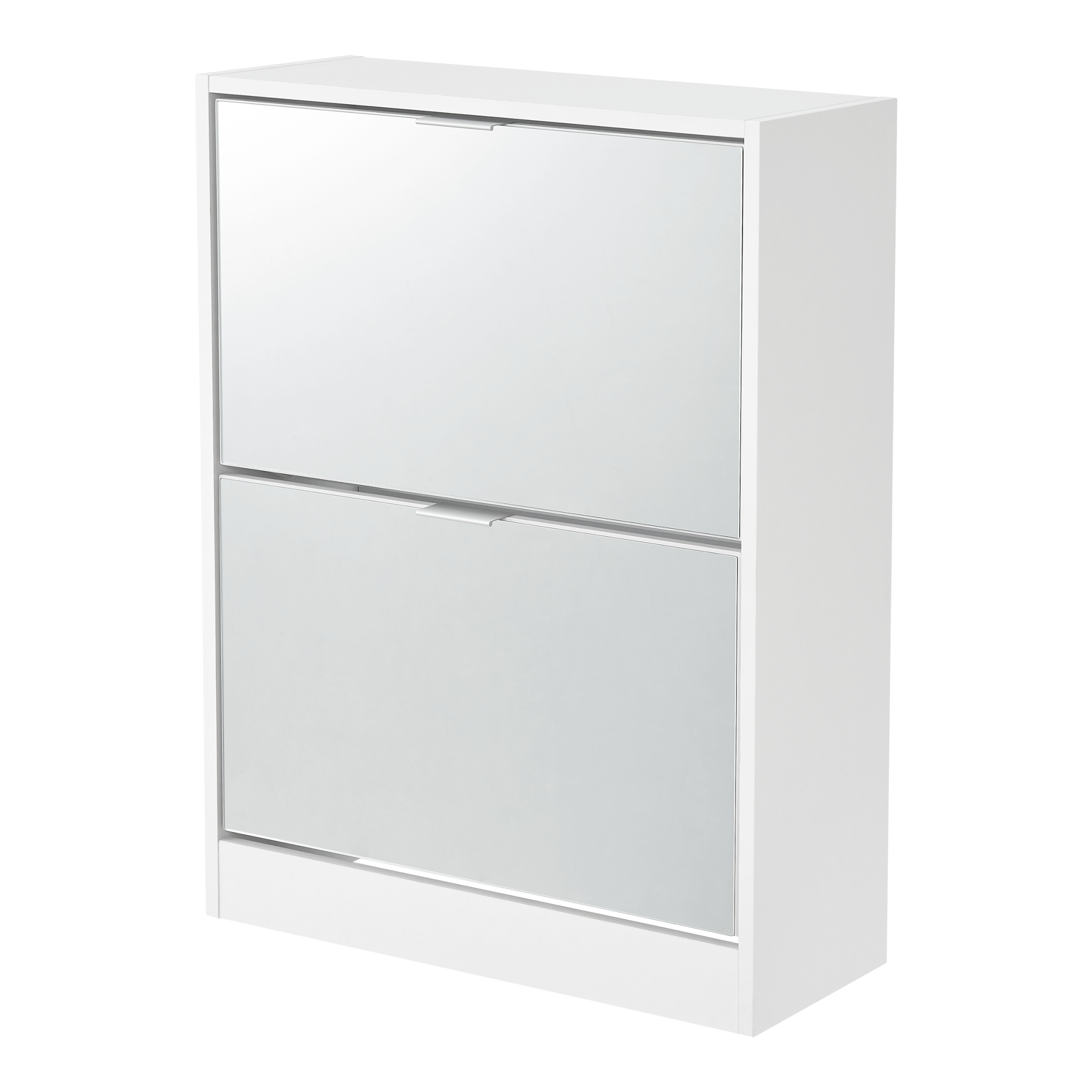 Sapateira sokndal com 3+1 portas metálicas 118x50x15cm cinzento [en.casa]