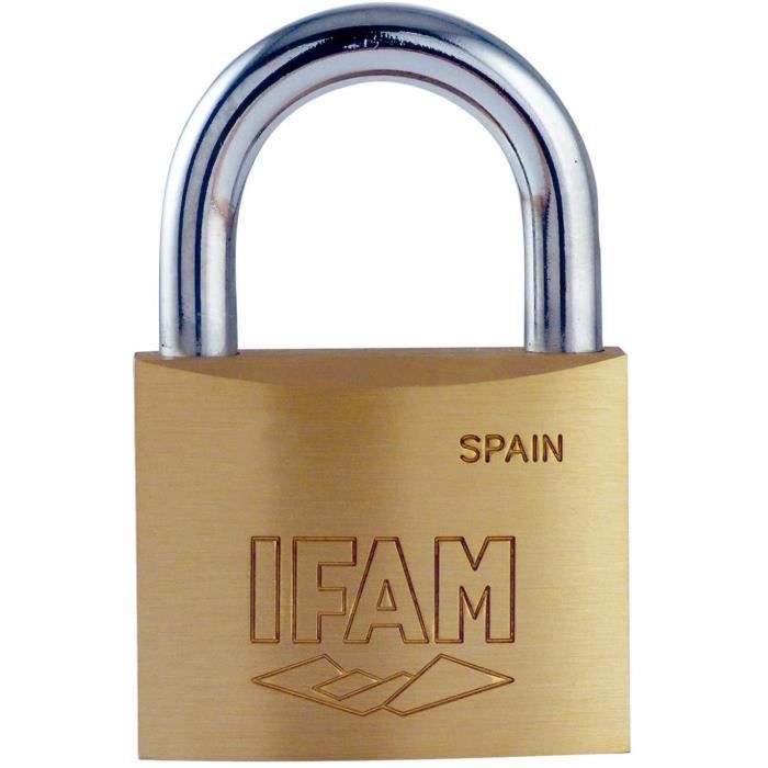Cadenas - ifam - k30 - latão - aço carbono - segurança anti-arrombamento