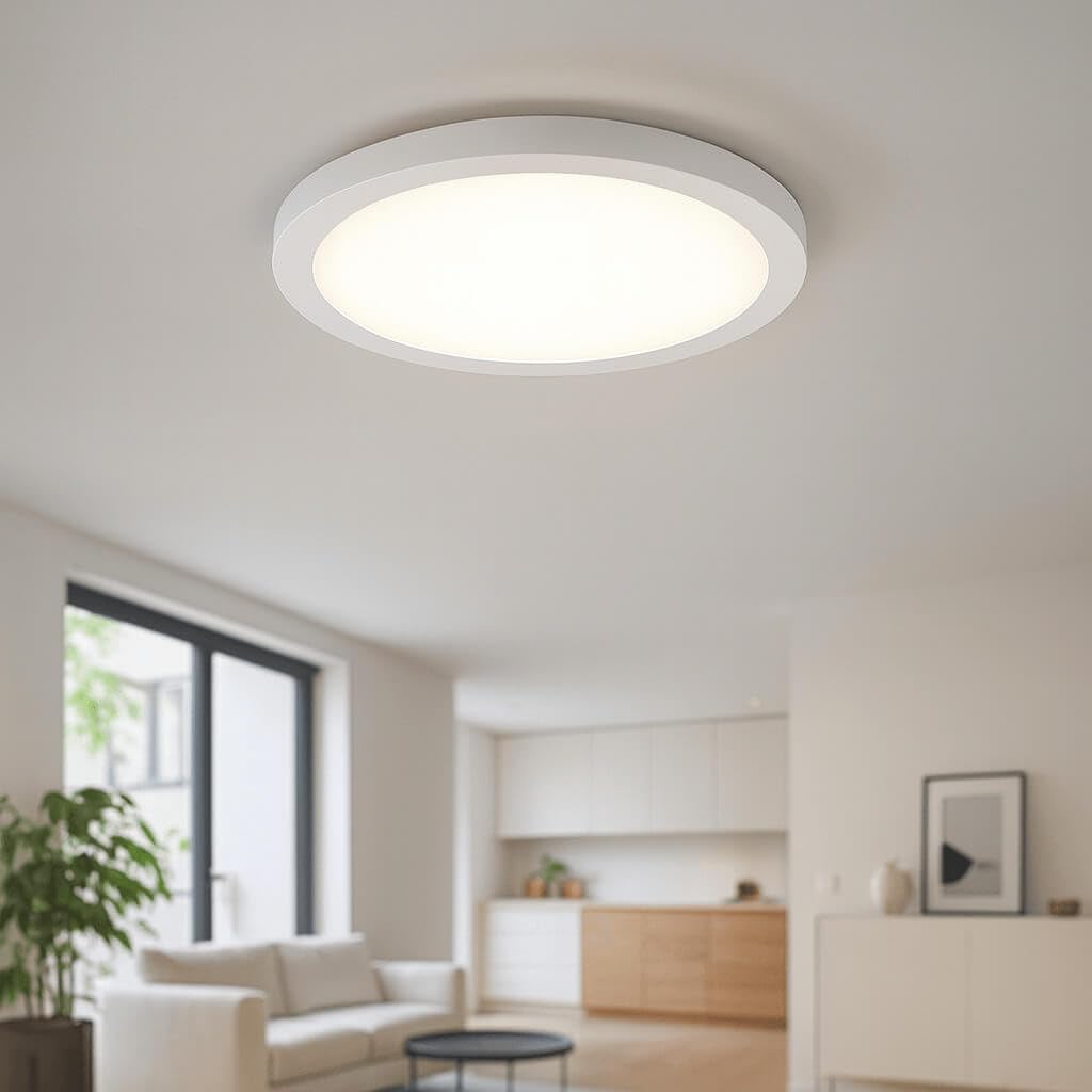 Plafon LED circular 24w (240w), 2880lm, ø21cm, luz selecionável 4cct