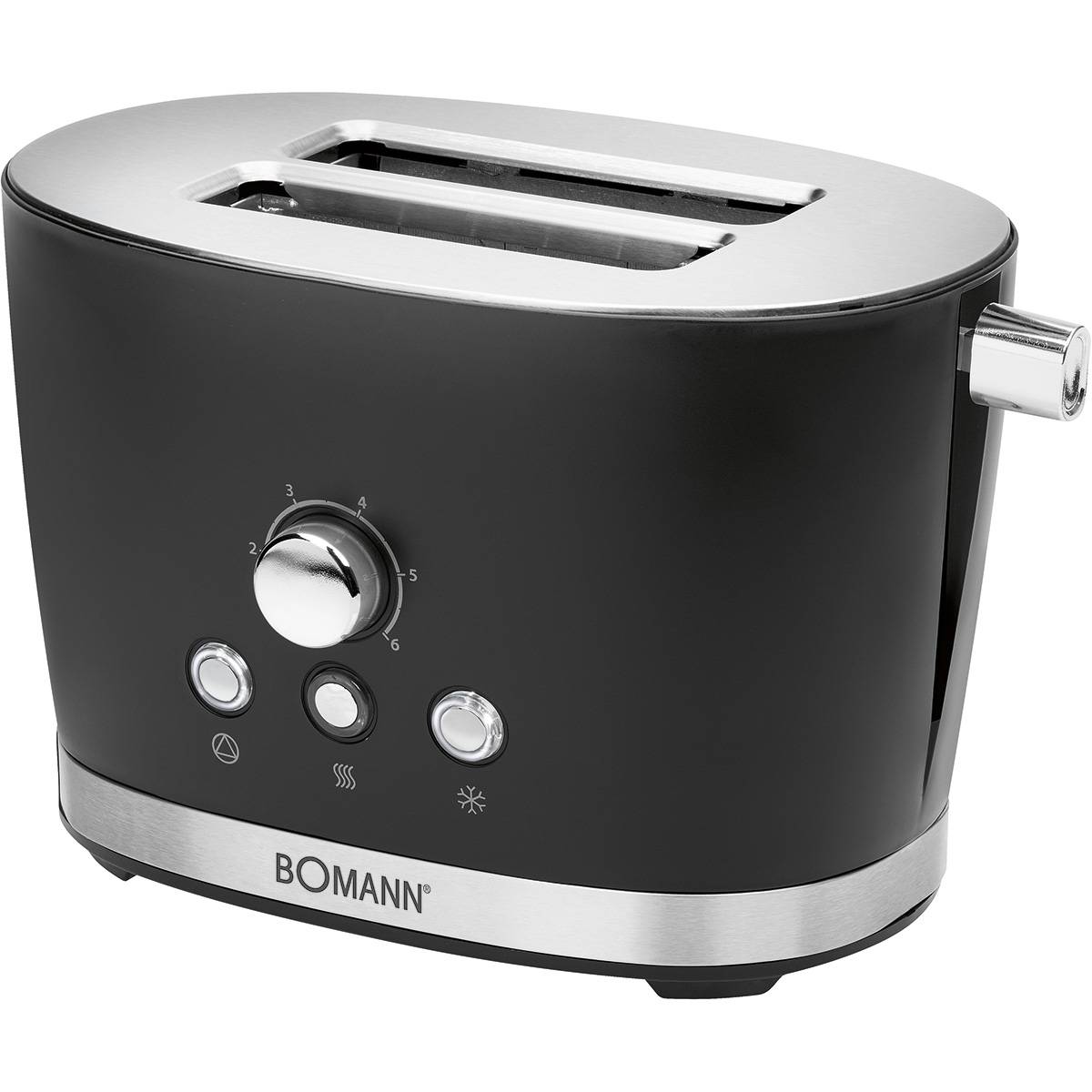 Torradeira 2 torradas bomann ta 3005 cb preto 850w