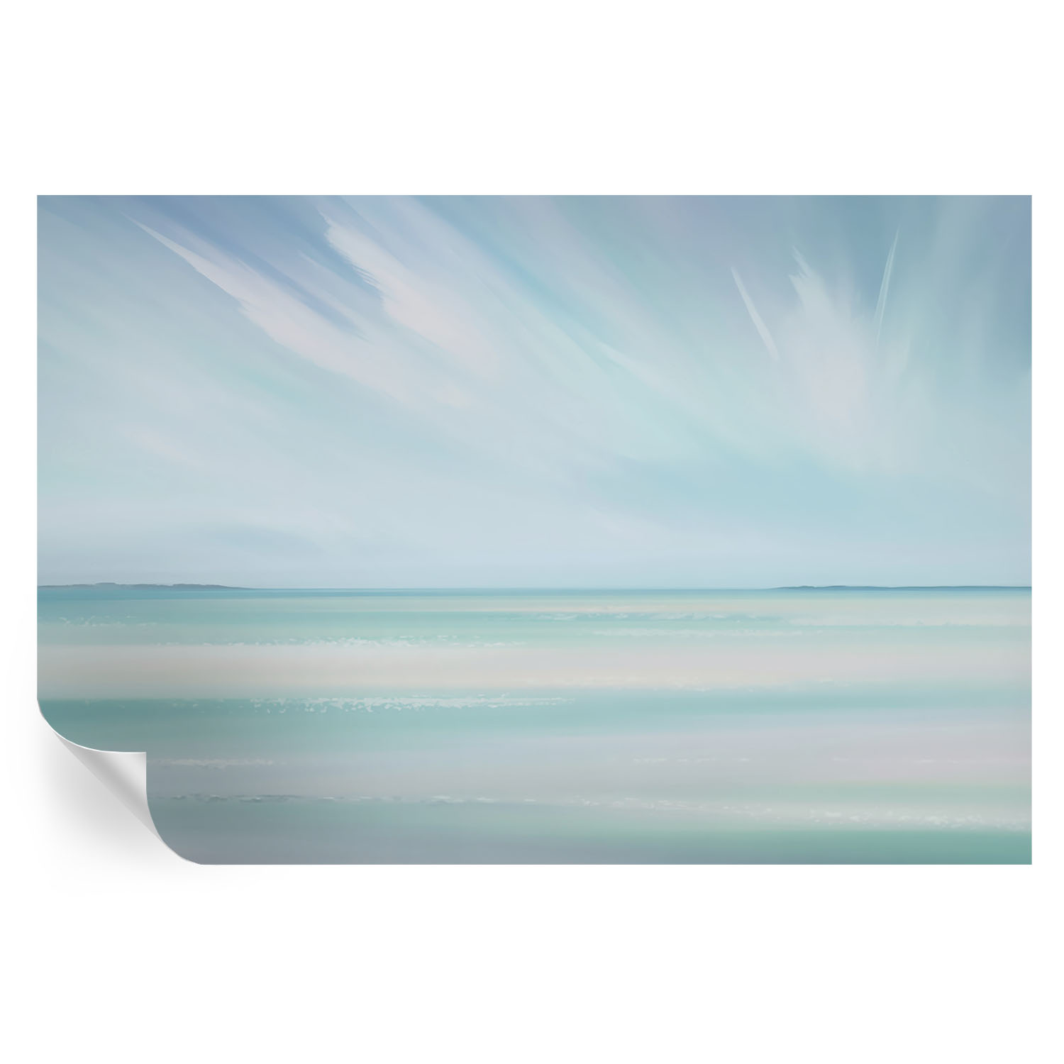 Papel de parede vinílico mar calmo 104x152 tulup