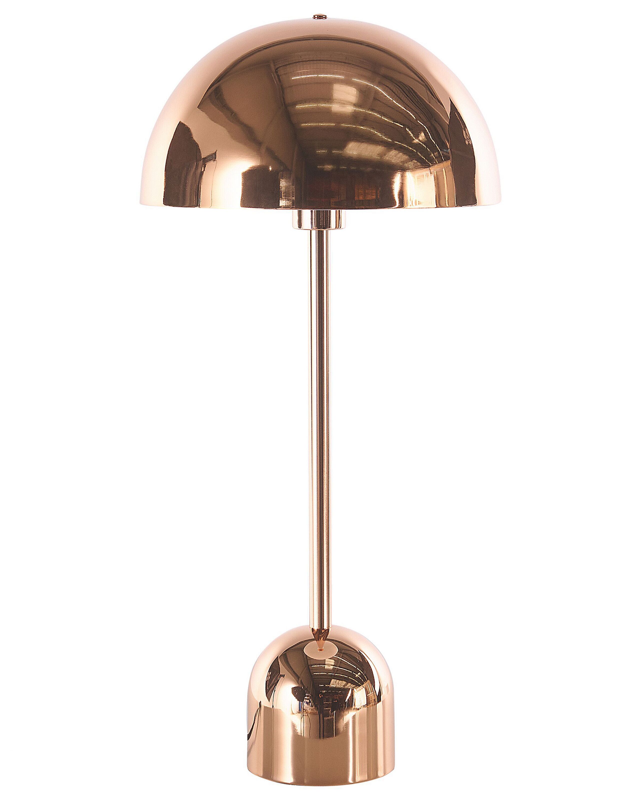 Candeeiro de mesa macasia metal cobre