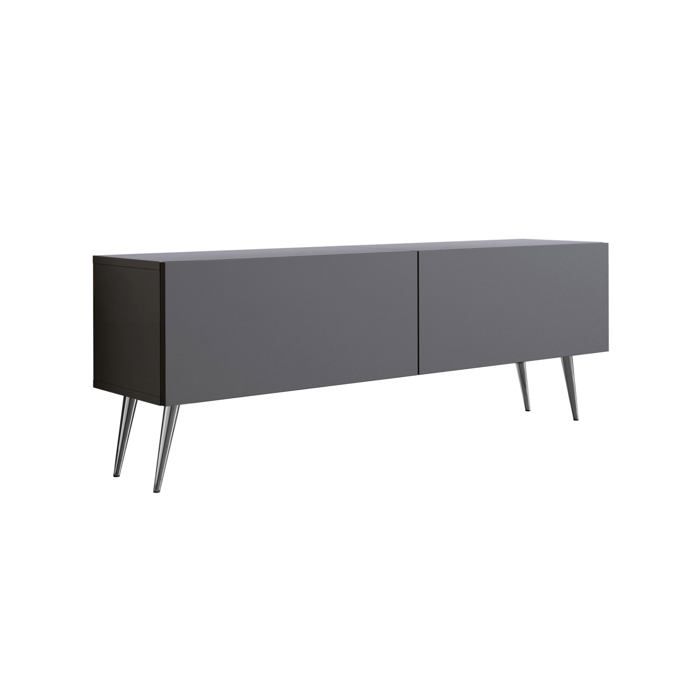 Móvel tv - antracite 140 x 32 x 52 cm