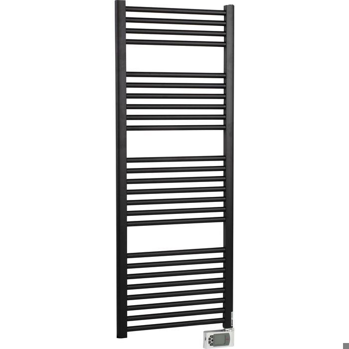 Sèche-serviette elétrico flèche irsap - preto - 750 w