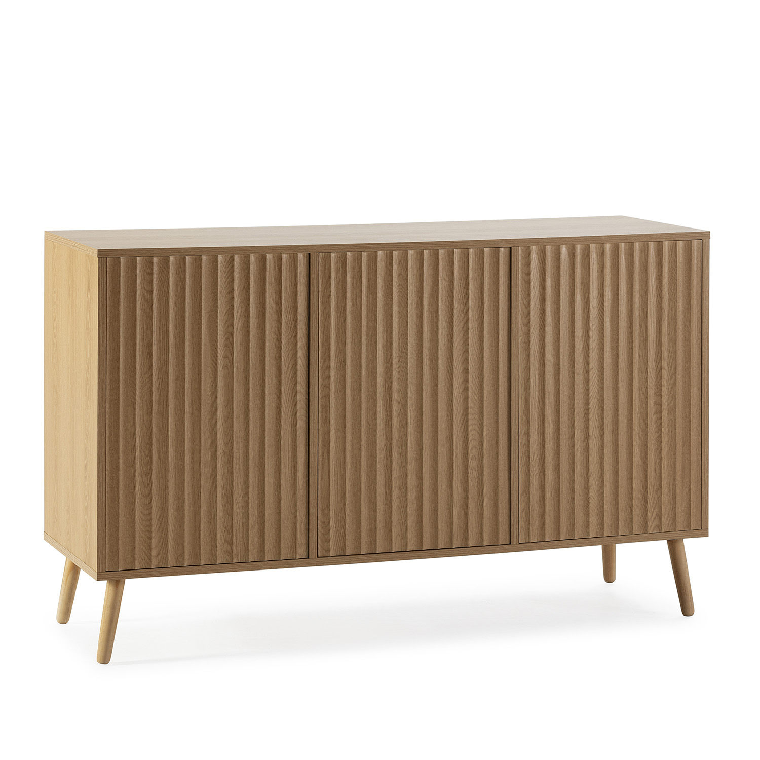 Aparador lluvia 3 portas oak, 120 cm de largura