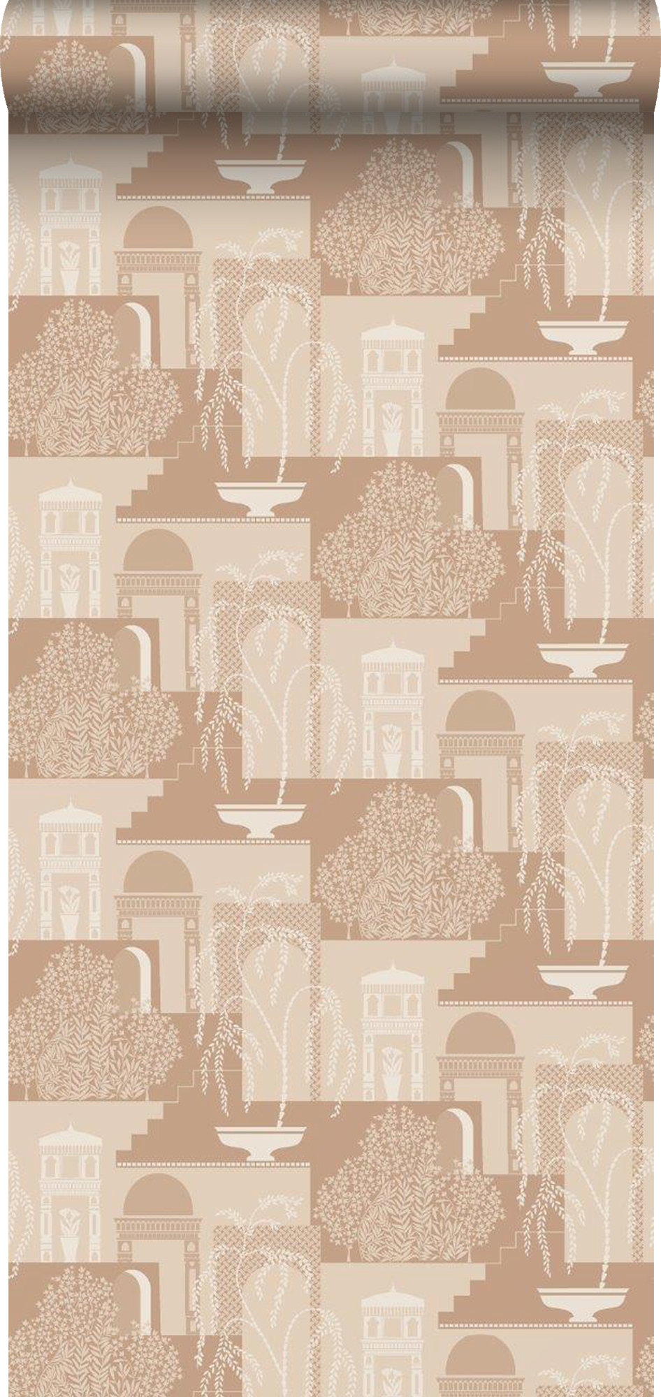 Borastapeter papel de parede casas mediterrânicas cor-de-rosa
