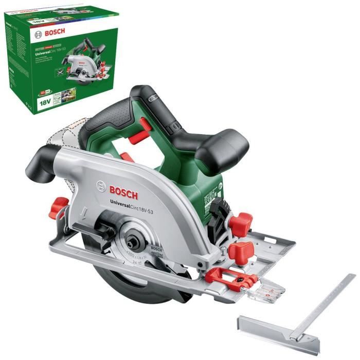 Serra circular portátil sem fio Bosch home and garden universal circ 18v-53